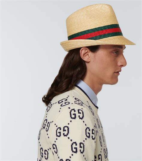 gucci hat strawberry|gucci inspired straw hat.